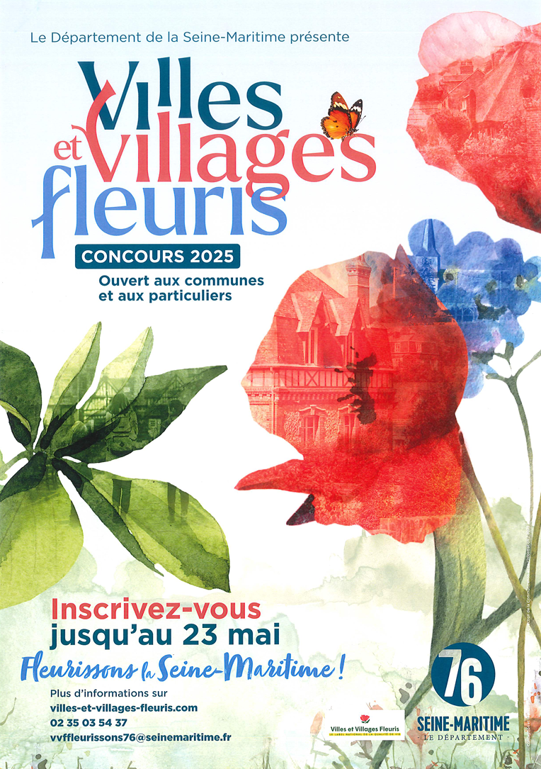 Lire la suite à propos de l’article Concours « Fleurissons la Seine-Maritime » 2025