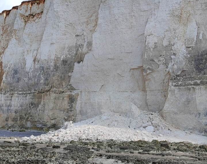 Effondrement pan de falaise 05/08