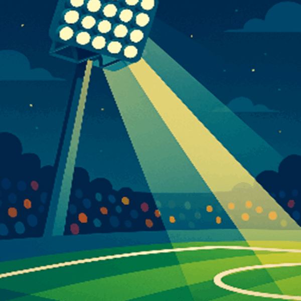 Nouveaux projecteurs installés au stade de football de Criel !