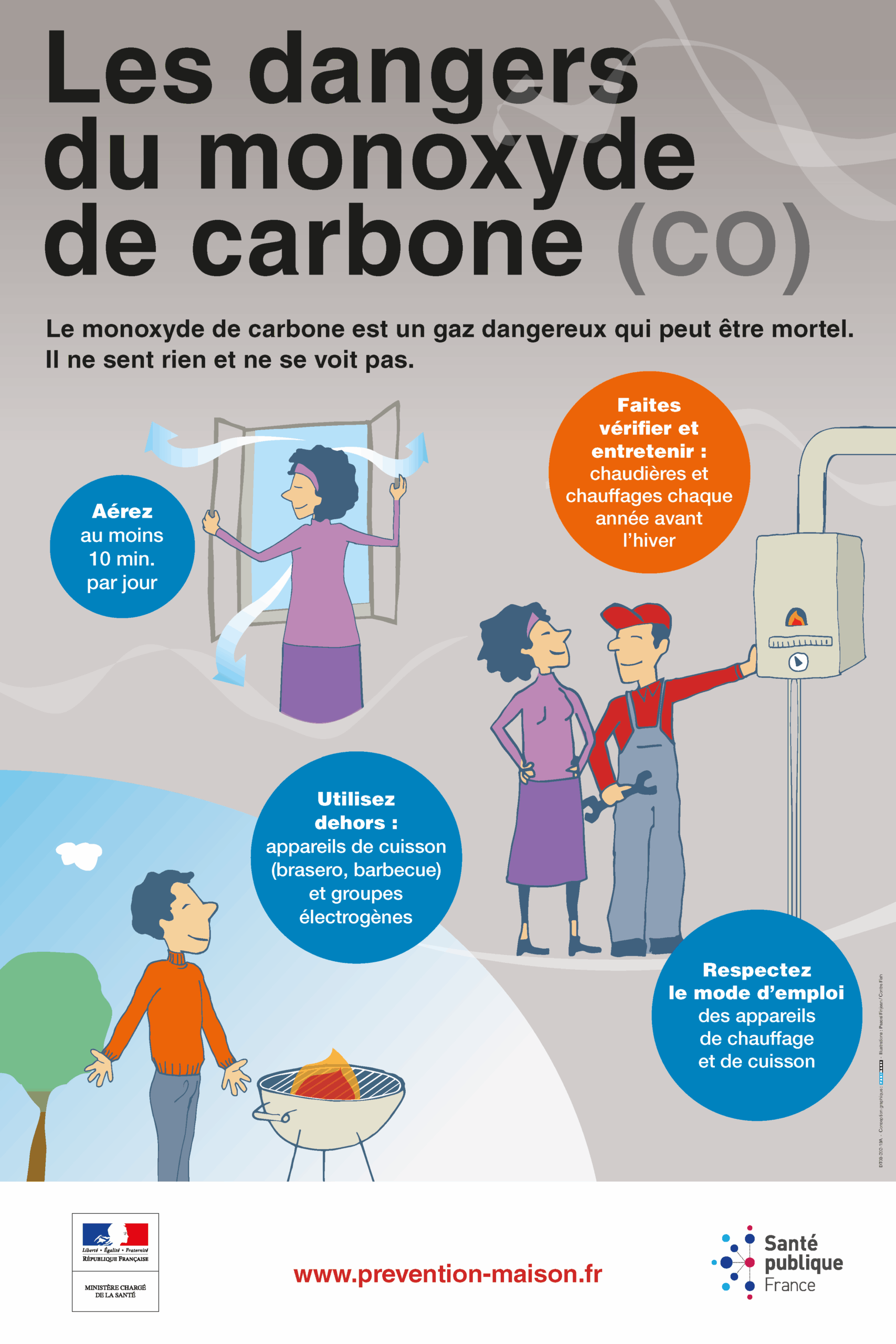 Lire la suite à propos de l’article Prévention des intoxications au monoxyde de carbone
