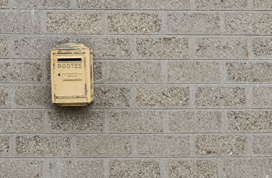 Retrait de boîtes aux lettres